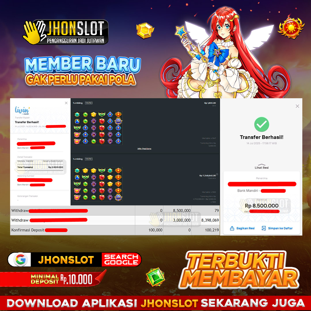 𝐈𝐃 𝐅𝐄𝐑******** 𝐌𝐞𝐧𝐚𝐧𝐠 𝐑𝐩 𝟏𝟏,𝟓𝟎𝟎,𝟎𝟎𝟎 𝐝𝐢 𝐒𝐭𝐚𝐫𝐥𝐢𝐠𝐡𝐭 𝐏𝐫𝐢𝐧𝐜𝐞𝐬𝐬 𝟏𝟎𝟎𝟎 𝐁𝐞𝐫𝐦𝐨𝐝𝐚𝐥 𝐑𝐩 𝟏𝟎𝟎,𝟎𝟎𝟎 𝐝𝐢 𝐉𝐇𝐎𝐍𝐒𝐋𝐎𝐓!