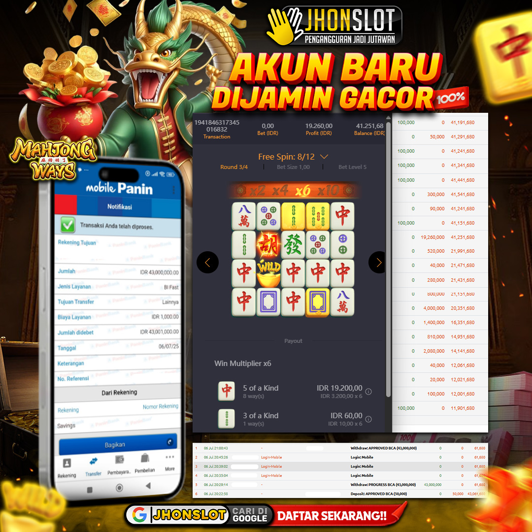 𝐈𝐃 𝐌𝐚𝐬𝐭****𝐚𝐧𝐈𝐃 𝐌𝐞𝐧𝐚𝐧𝐠 𝐑𝐩 𝟒𝟑 𝐉𝐮𝐭𝐚 𝐝𝐚𝐫𝐢 𝐌𝐚𝐡𝐣𝐨𝐧𝐠 𝐖𝐚𝐲𝐬 𝐁𝐞𝐫𝐦𝐨𝐝𝐚𝐥 𝐑𝐩 𝟓𝟎 𝐑𝐢𝐛𝐮 𝐝𝐢 𝐉𝐇𝐎𝐍𝐒𝐋𝐎𝐓