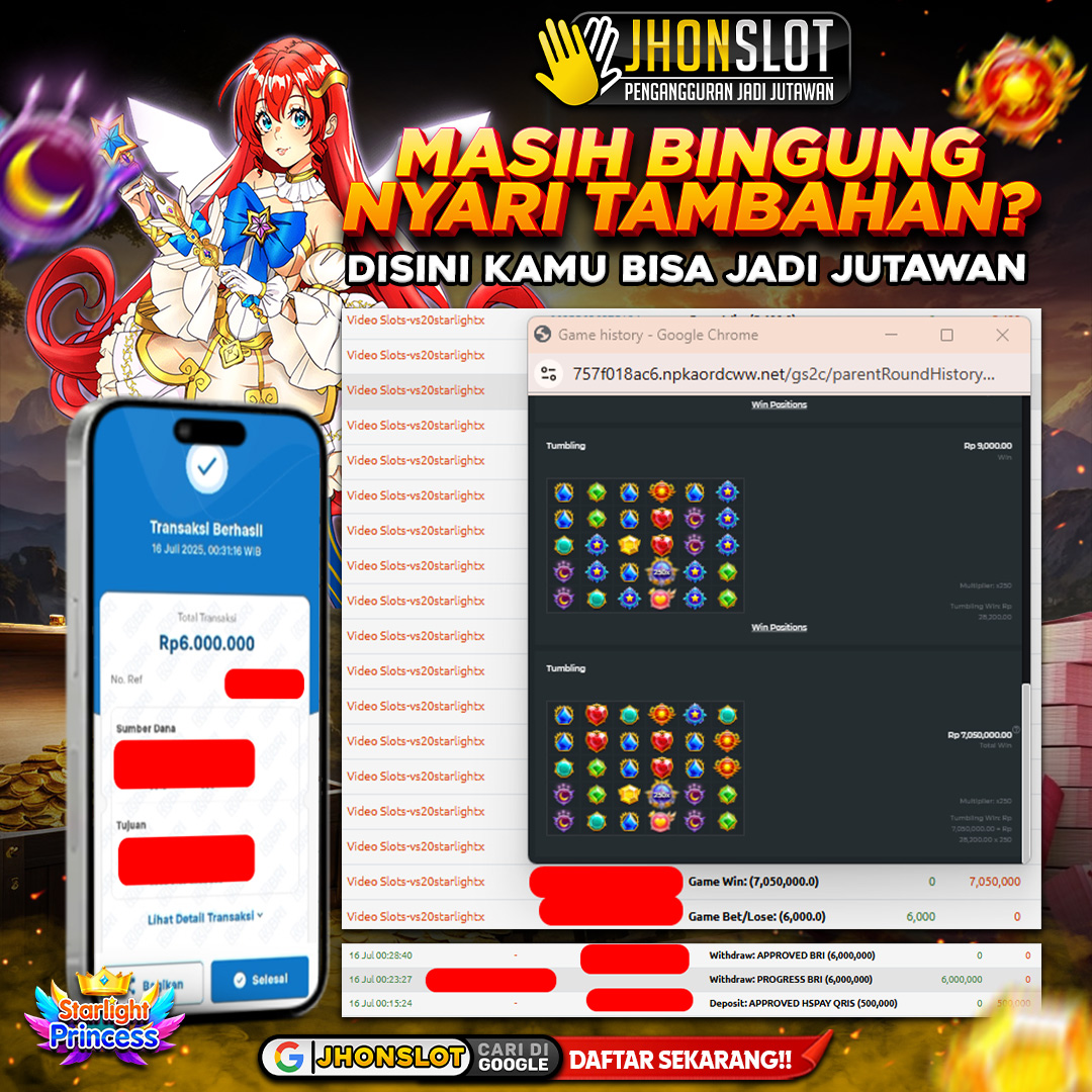 𝐈𝐃 𝐒𝐔𝐊****𝟏𝟐𝟑 𝐌𝐞𝐧𝐚𝐧𝐠 𝐑𝐩 𝟔,𝟎𝟎𝟎,𝟎𝟎𝟎 𝐝𝐚𝐫𝐢 𝐒𝐭𝐚𝐫𝐥𝐢𝐠𝐡𝐭 𝐏𝐫𝐢𝐧𝐜𝐞𝐬𝐬 𝐁𝐞𝐫𝐦𝐨𝐝𝐚𝐥 𝐑𝐩 𝟓𝟎𝟎,𝟎𝟎𝟎 𝐝𝐢 𝐉𝐇𝐎𝐍𝐒𝐋𝐎𝐓