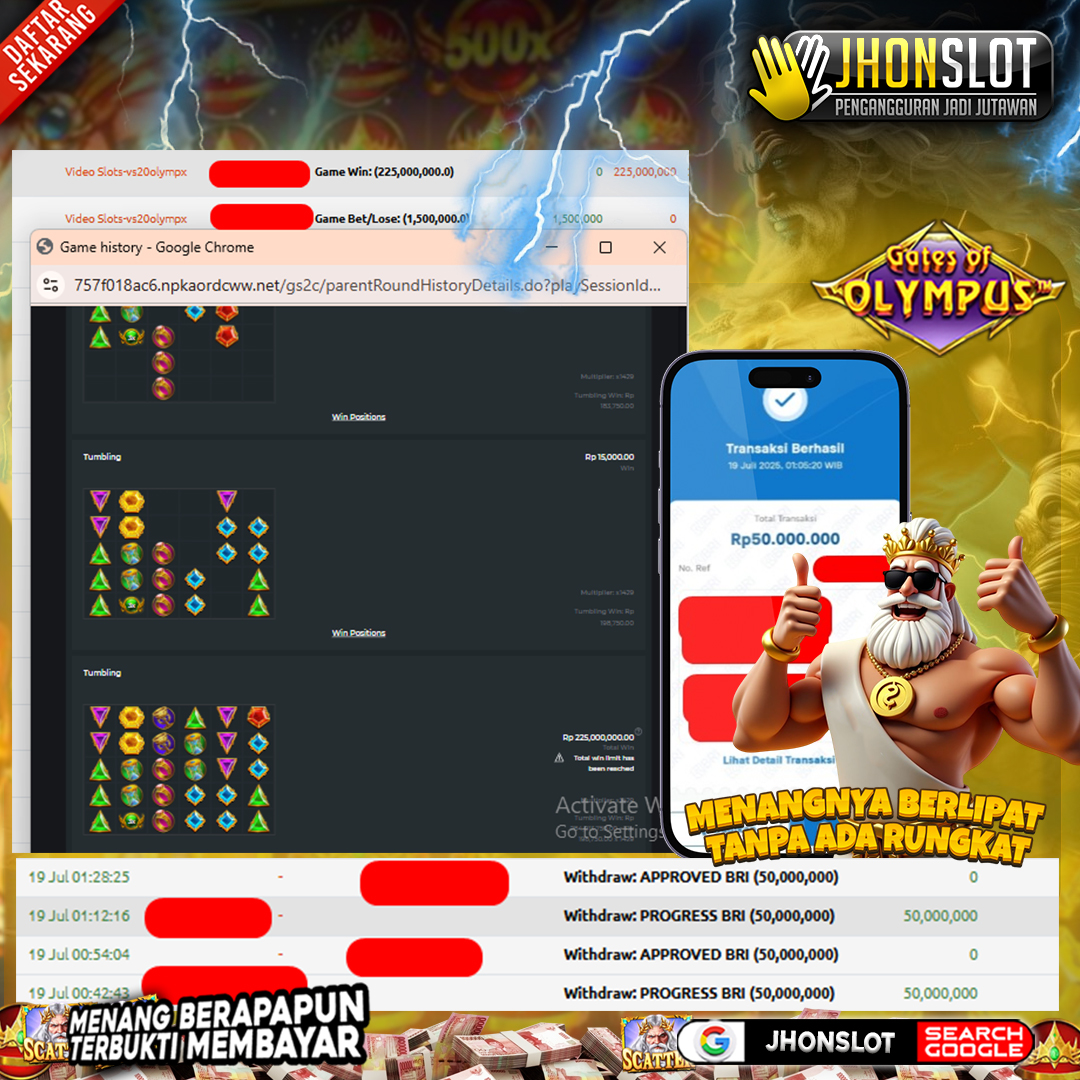 𝐈𝐃 𝐀****𝐚𝟏𝟐𝟑 𝐌𝐞𝐧𝐚𝐧𝐠 𝐝𝐚𝐧 𝐖𝐢𝐭𝐡𝐝𝐫𝐚𝐰 𝐑𝐩 𝟏𝟎𝟎 𝐉𝐮𝐭𝐚 𝐝𝐚𝐫𝐢 𝐆𝐚𝐭𝐞𝐬 𝐨𝐟 𝐎𝐥𝐲𝐦𝐩𝐮𝐬 𝟏𝟎𝟎𝟎 𝐁𝐞𝐫𝐦𝐨𝐝𝐚𝐥 𝐑𝐩 𝟐𝟎 𝐑𝐢𝐛𝐮 𝐝𝐢 𝐉𝐇𝐎𝐍𝐒𝐋𝐎𝐓!